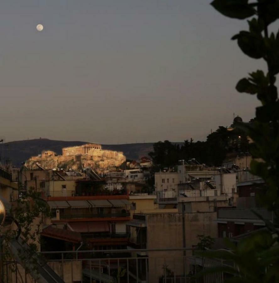 Appartamento Stylish Penthouse With Acropolis And 360 View Atene Esterno foto