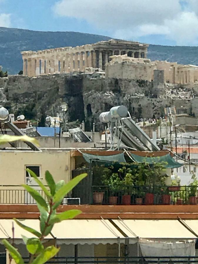 Appartamento Stylish Penthouse With Acropolis And 360 View Atene Esterno foto